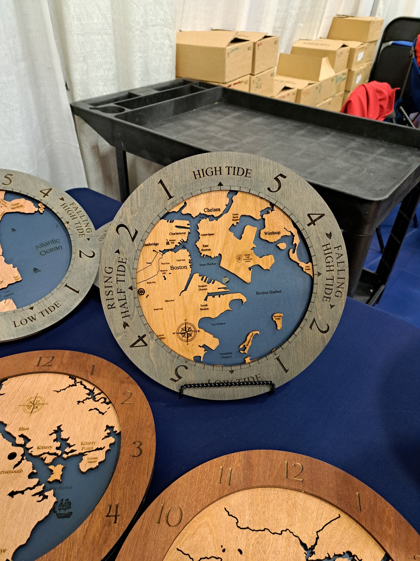 Boston MA Time or Tide Clocks