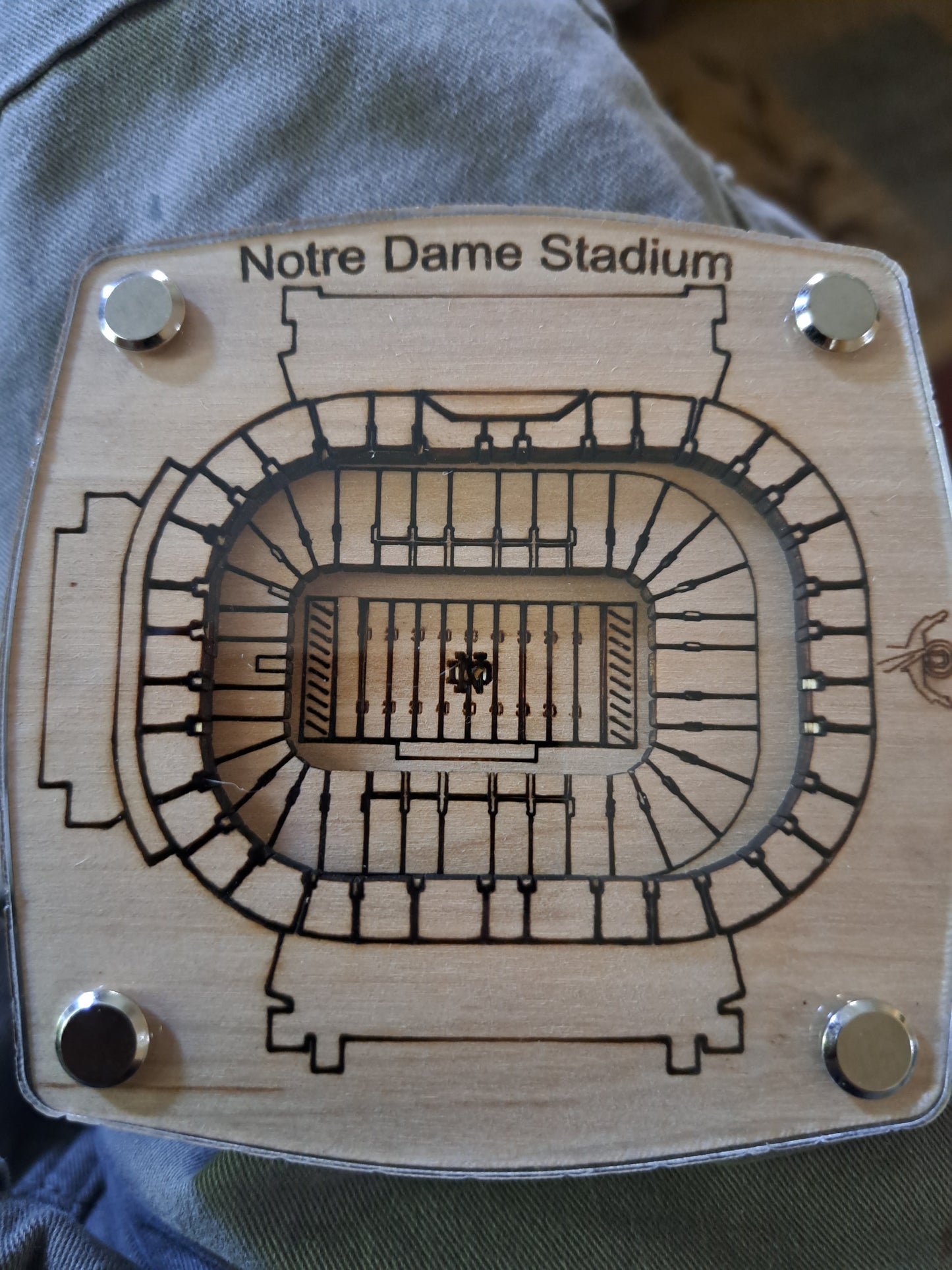 Notre Dame Stadium - Notre Dame Fighting Irish Coaster