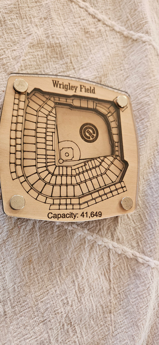 Wrigley Field - Chicago Cubs Multi-Layered Stadium Coasters