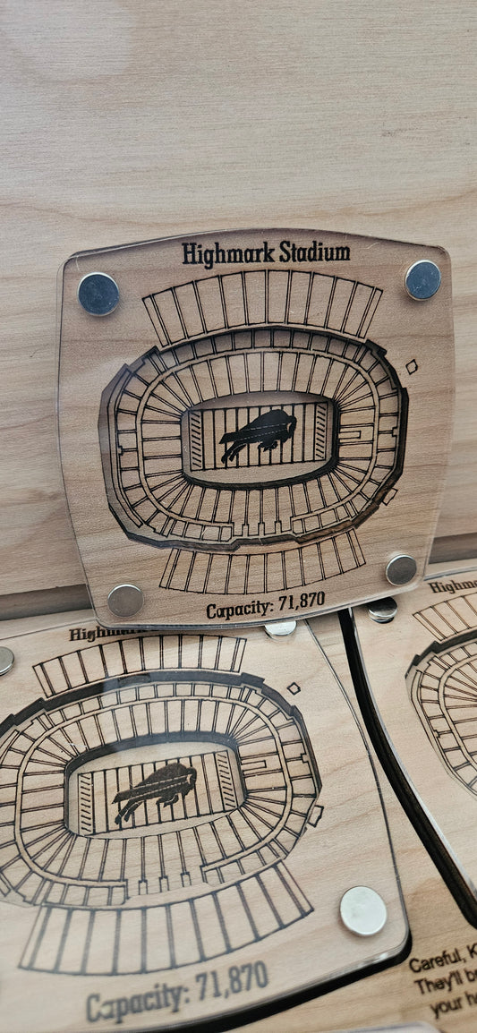 Highmark Stadium - Buffalo Bills Multi-Layered Stadium Coasters