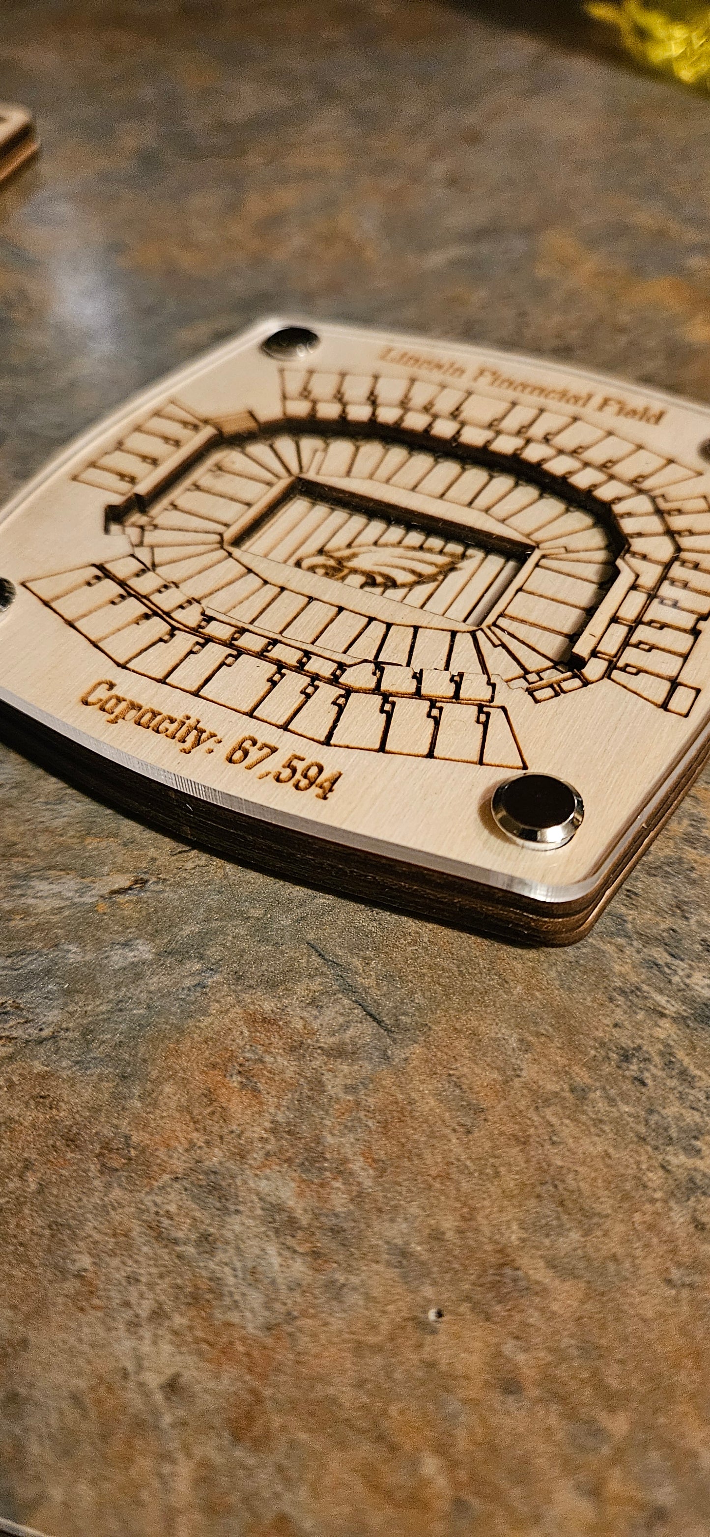 Lincoln Financial Stadium - Philadelphia Eagles Multi-Layered Stadium Coasters