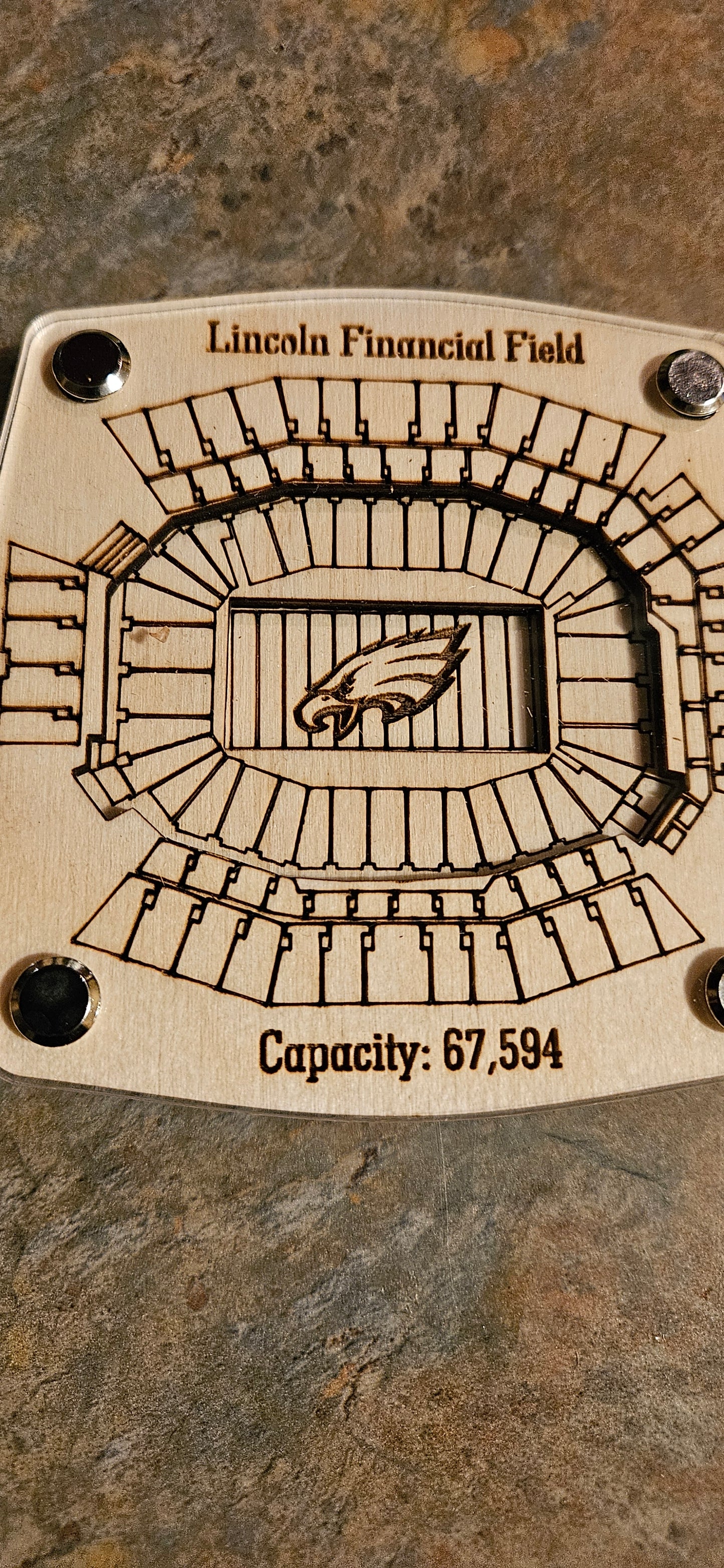 Lincoln Financial Stadium - Philadelphia Eagles Multi-Layered Stadium Coasters