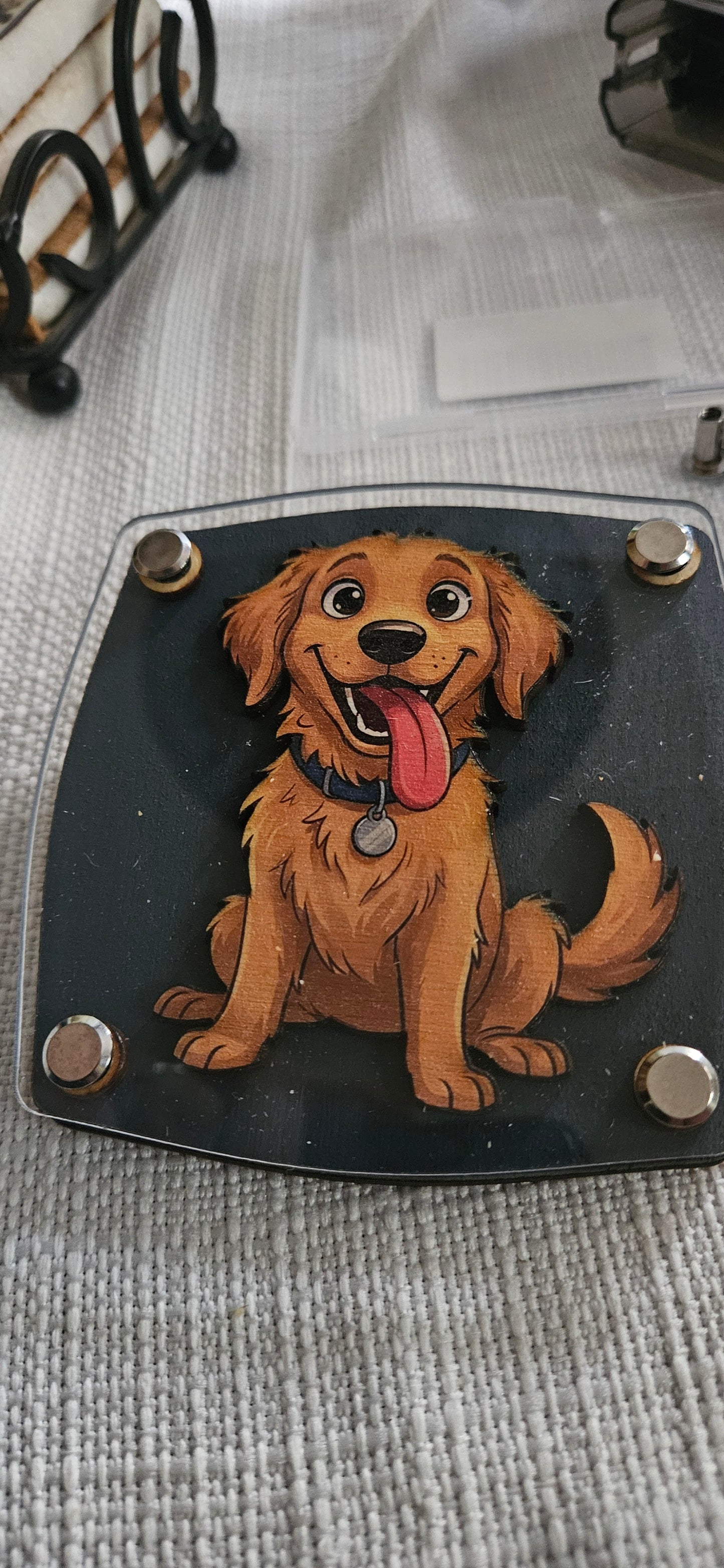 Golden Retriever Multi-Layered Coasters