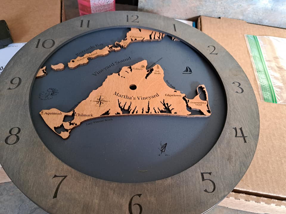 Martha's Vineyard MA Time or Tide Clocks