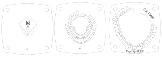 Citi Field - Ney York Met s Multi-Layered Stadium Coasters