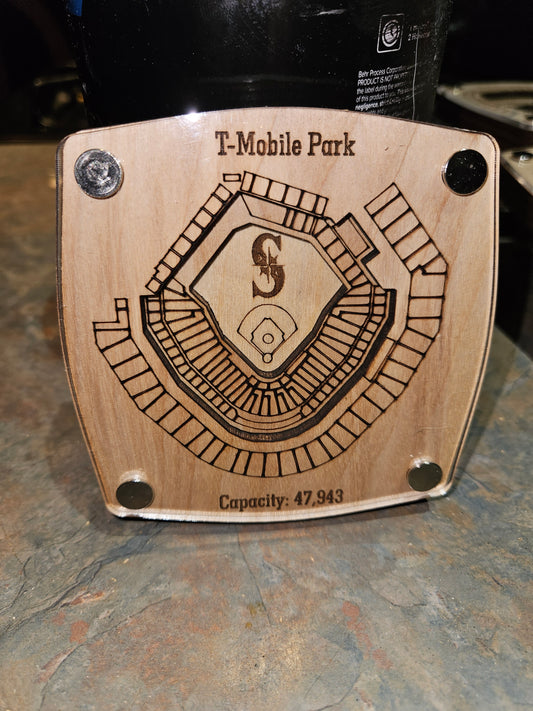 T-Mobile Park - Seattle Mariners Multi-Layered Stadium Coasters