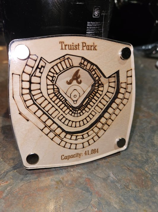 Truist Park - Atlanta Braves Multi-Layered Stadium Coasters