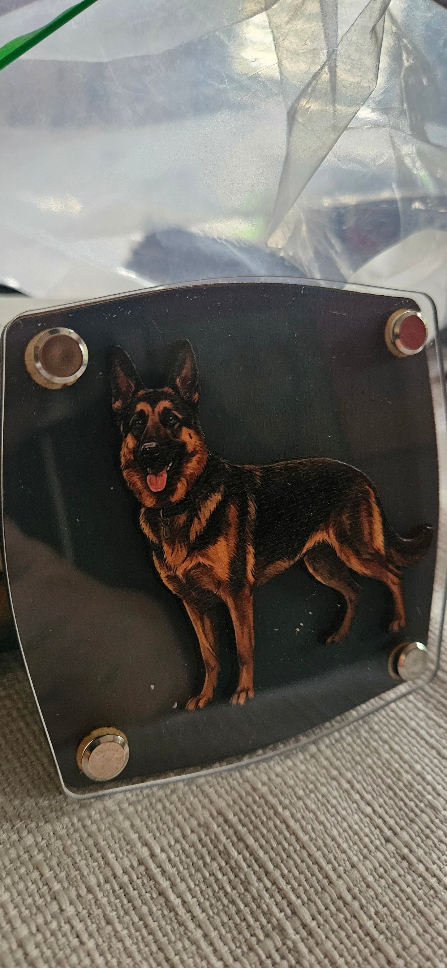 German Shepherd Multi-Layered Coasters