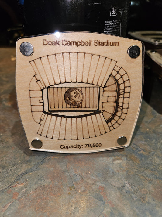 Doak Campbell Stadium - Florida State Seminoles Multi-Layered Stadium Coasters