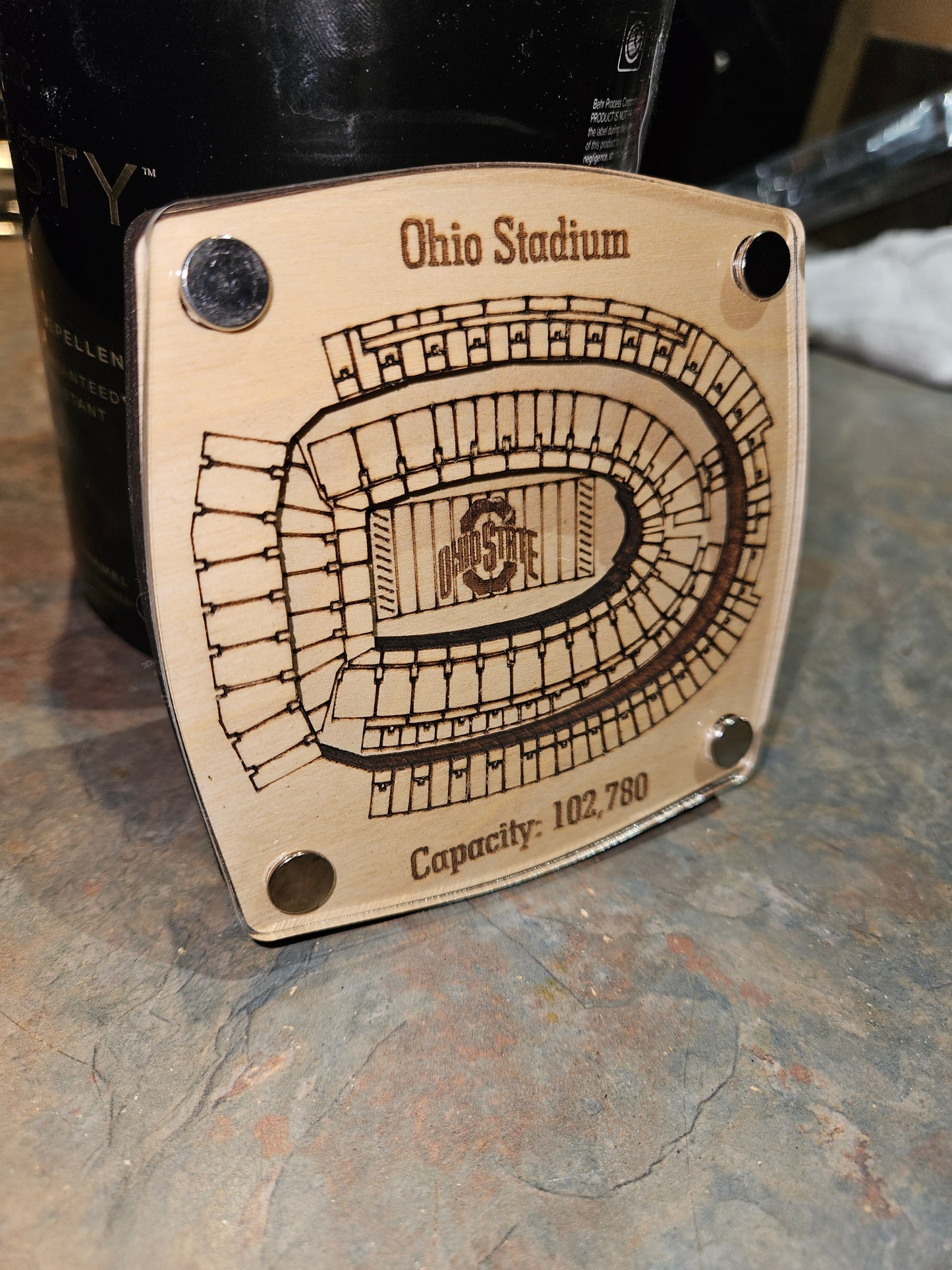 Ohio Stadium - Ohio State Buckeyes Multi-Layered Stadium Coasters