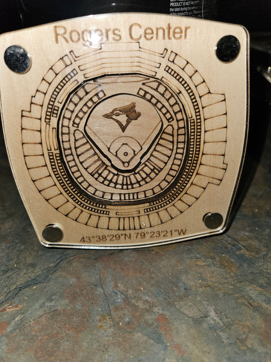 Rogers Center - Toronto Blue Jays Multi-Layered Stadium Coasters