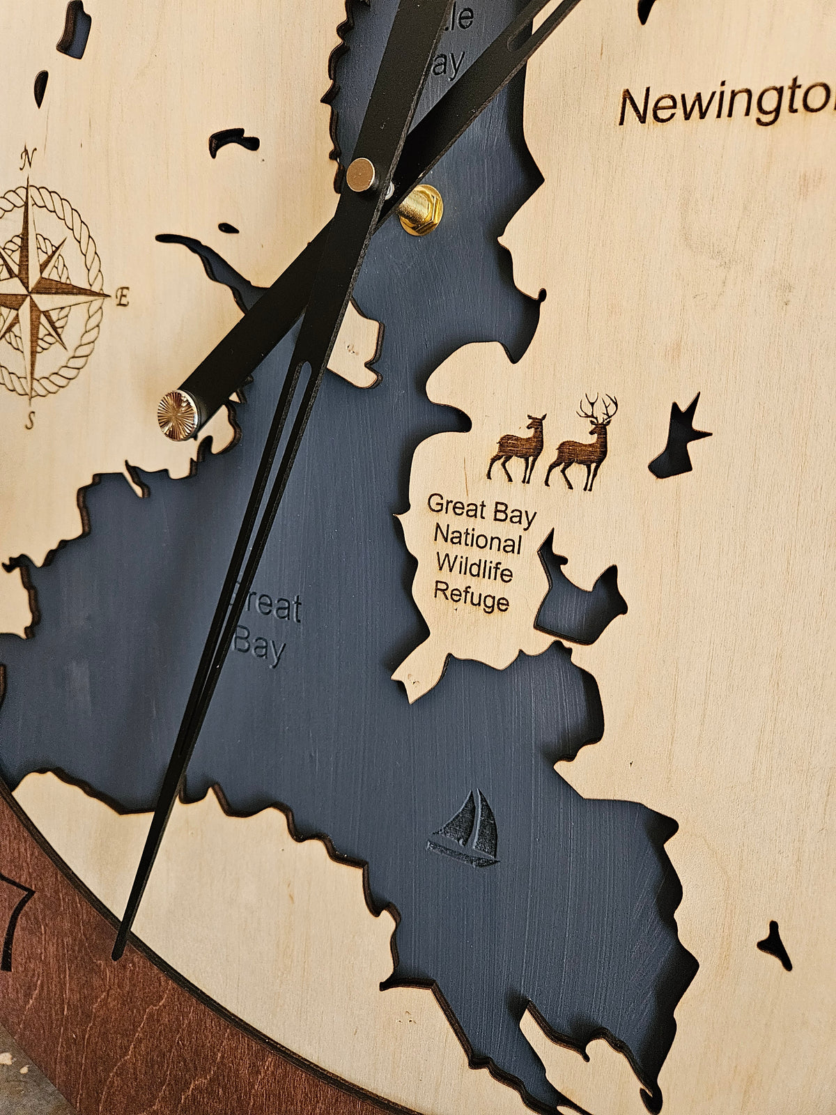 Great Bay NH Time or Tide Clocks The Artful Carver