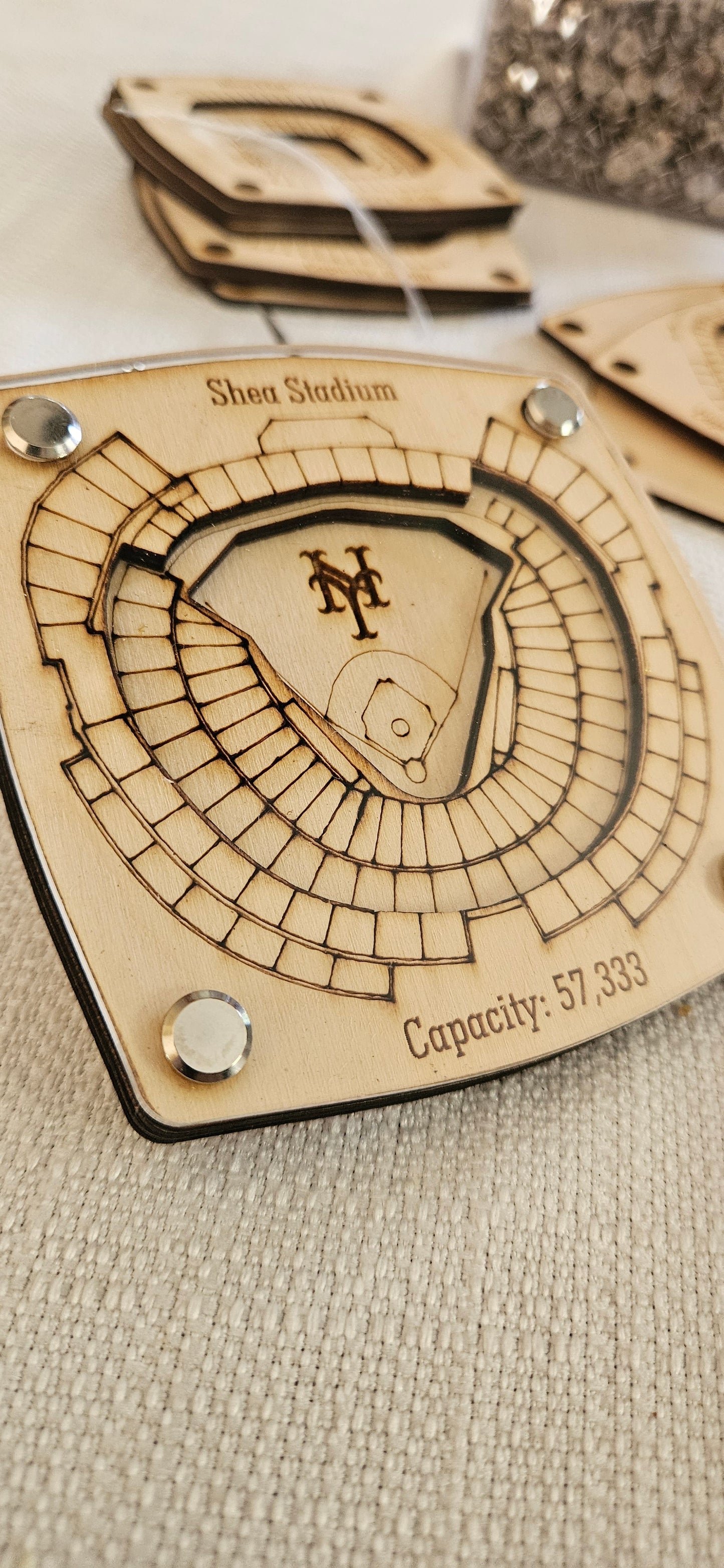 Shea Stadium Multi-layered Coaster