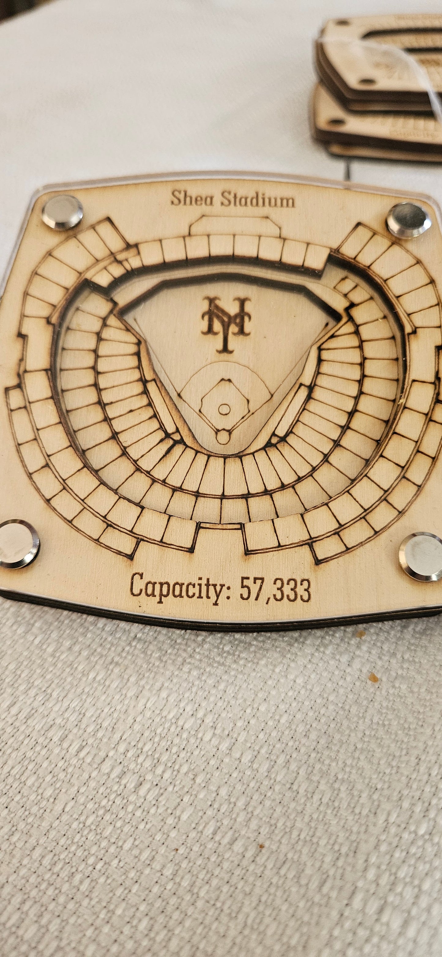 Shea Stadium Multi-layered Coaster