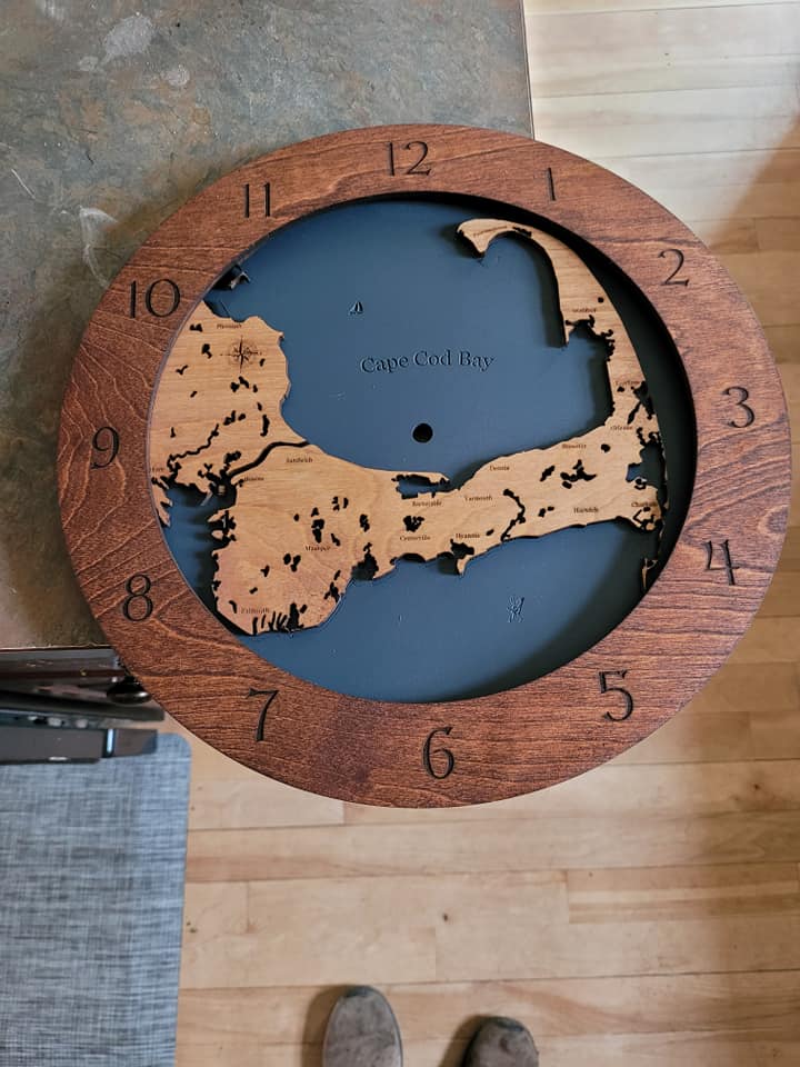 Cape Cod Clock Cape Cod Time or Tide Clocks – The Artful Carver