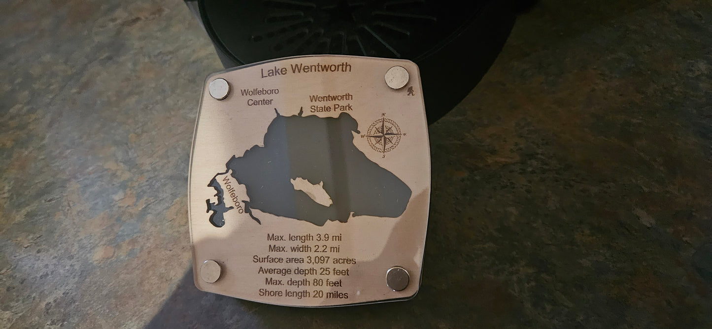 Lake Wentworth Multi-Layered Coasters
