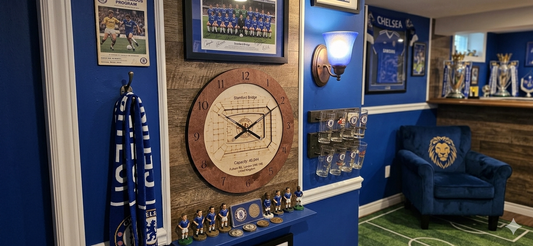 Stamford Bridge - Chelsea Football Club Stadium Time Clock