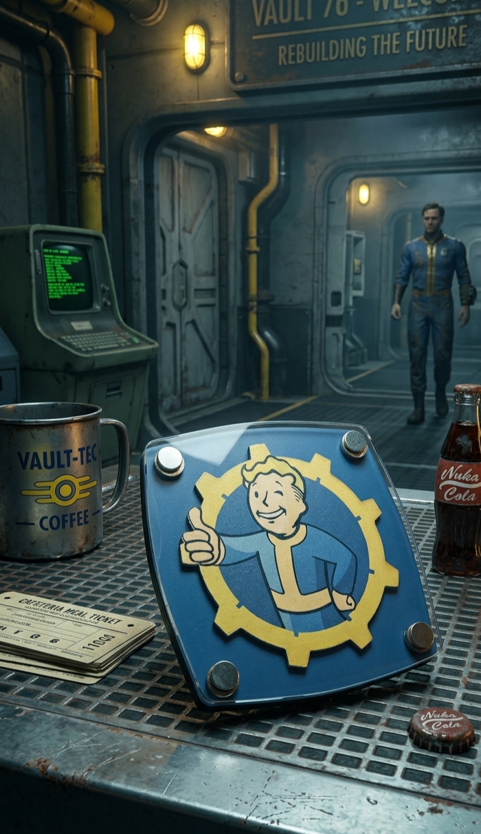Vault Boy - Multi-Layered Coasters