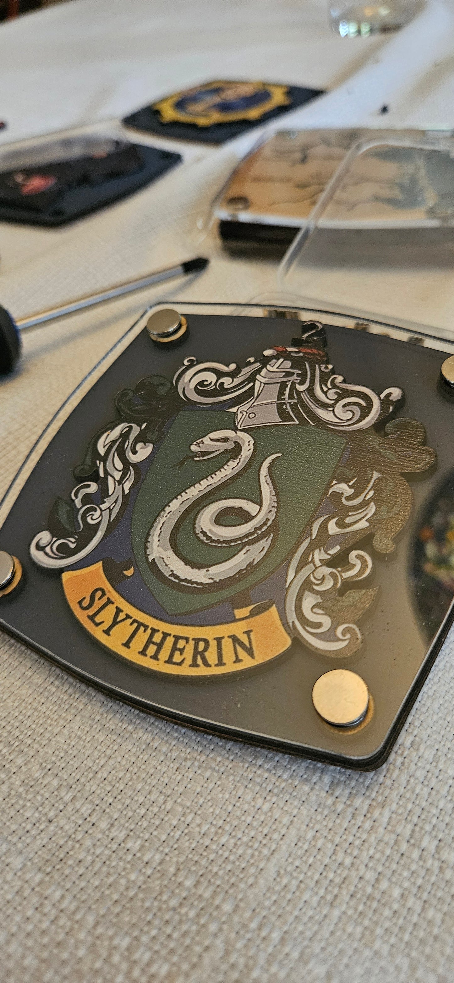 Slytherin - Multi-Layered Coasters