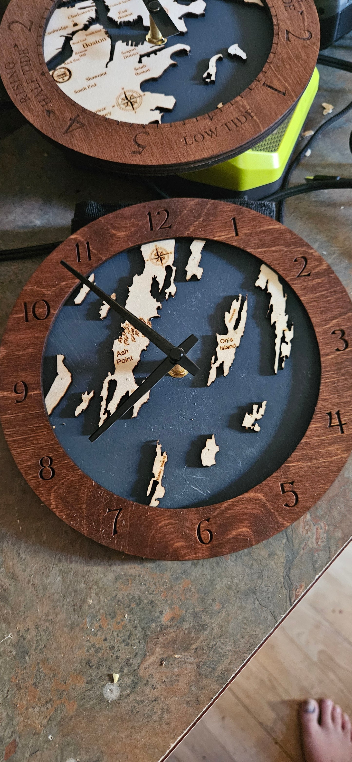 Harpswell ME Time or Tide Clocks