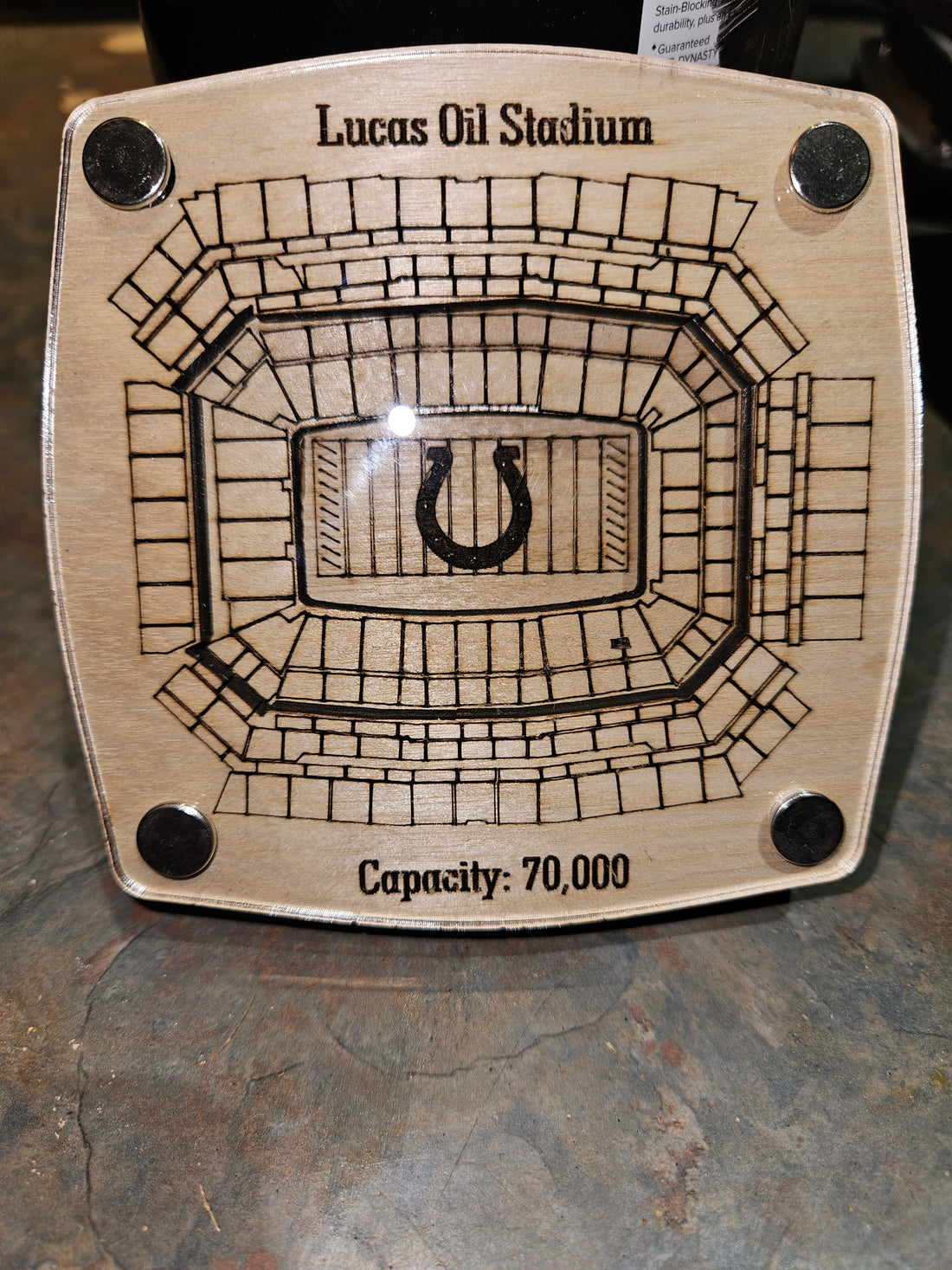 Lucas Oil Stadium - Induanapolis Colts Multi-Layered Stadium Coasters ...
