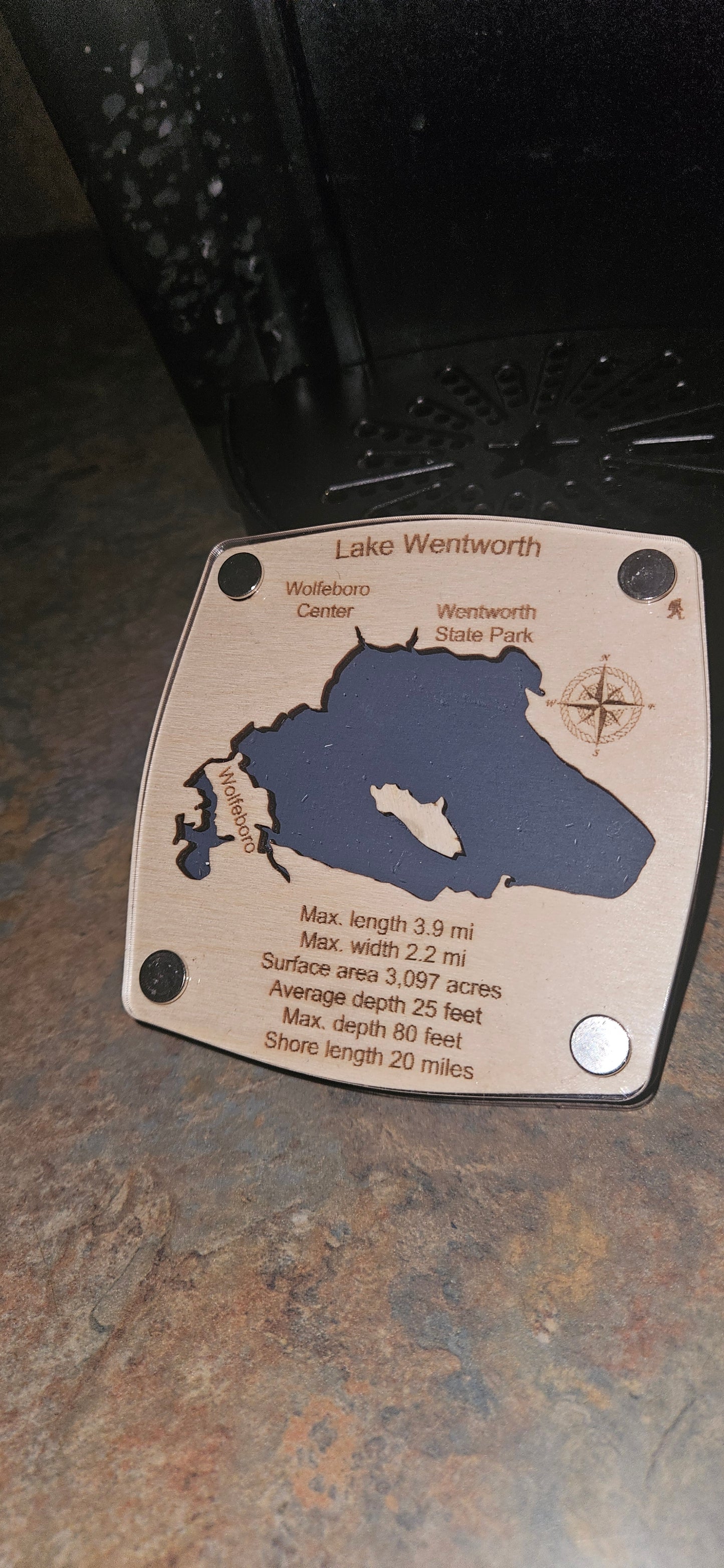 Lake Wentworth Multi-Layered Coasters