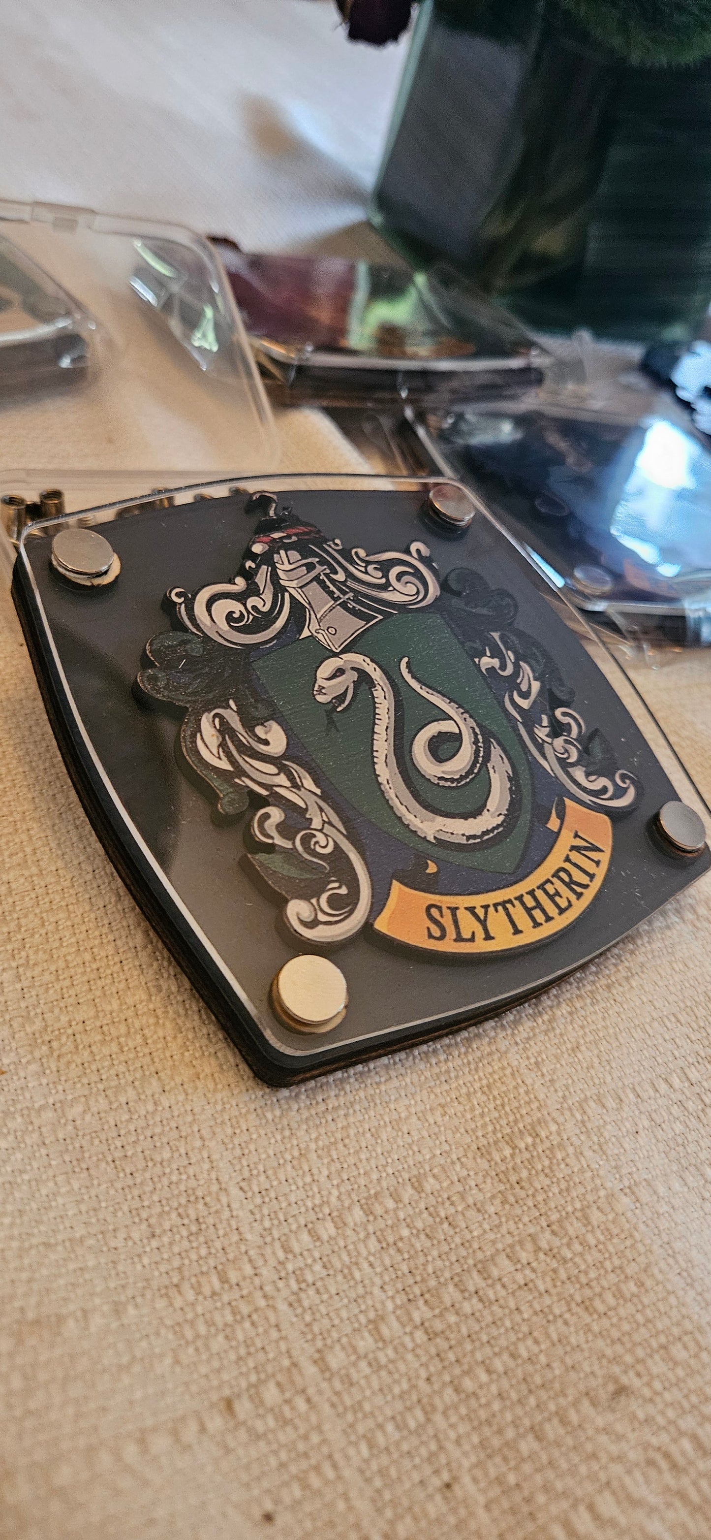 Slytherin - Multi-Layered Coasters