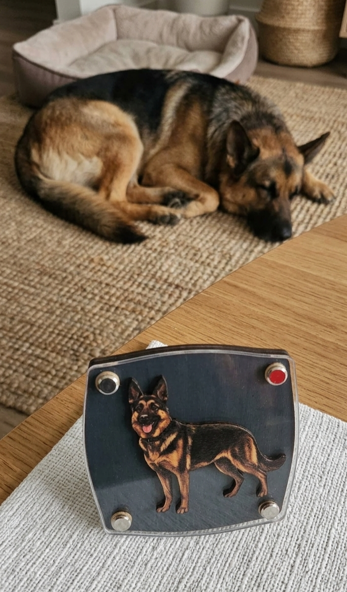 German Shepherd Multi-Layered Coasters