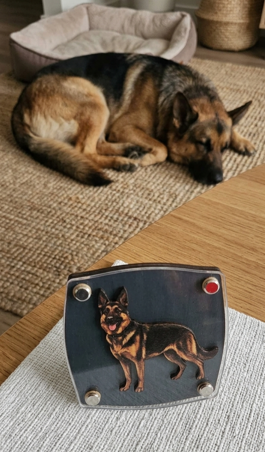 German Shepherd Multi-Layered Coasters